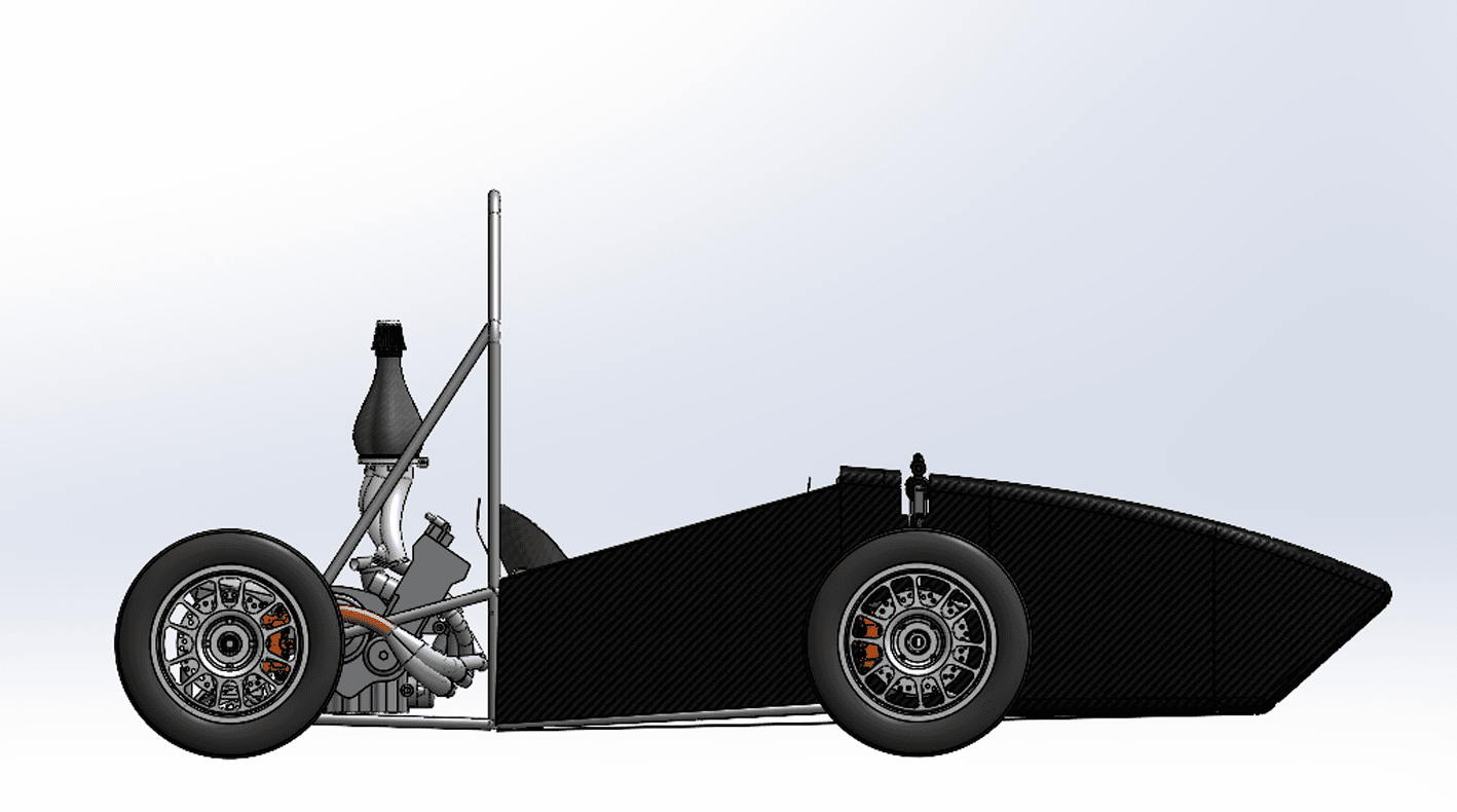 FSAE Car Side View
